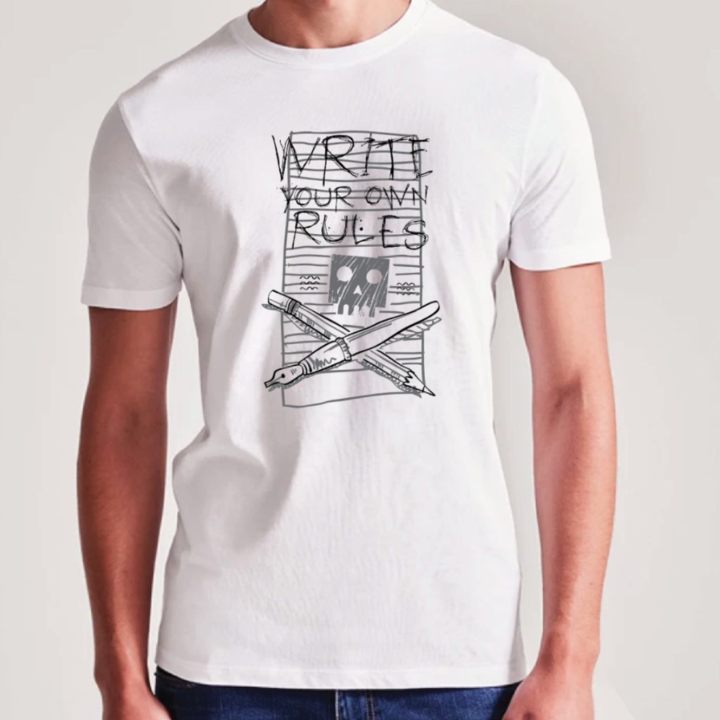 ADULT t-shirt write your own rules