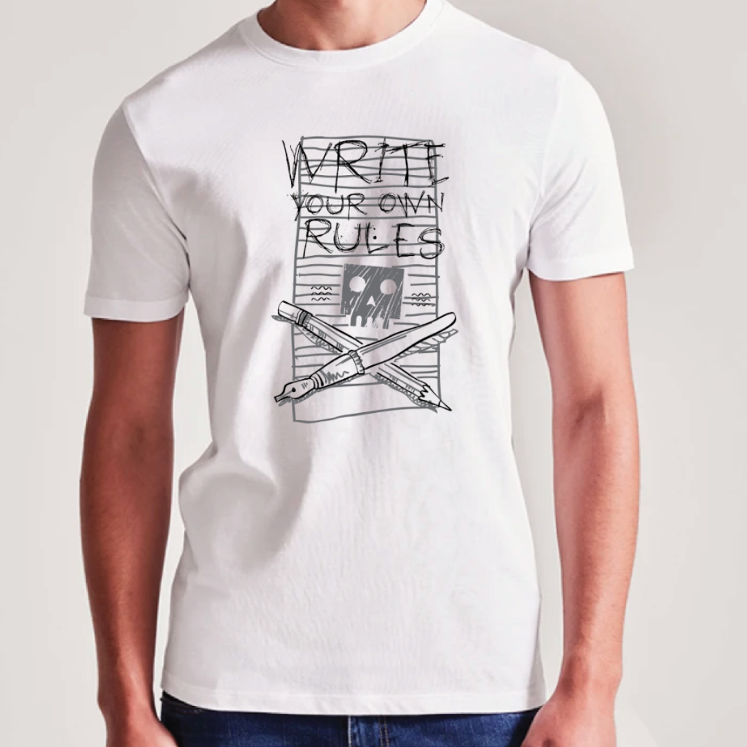 ADULT t-shirt write your own rules