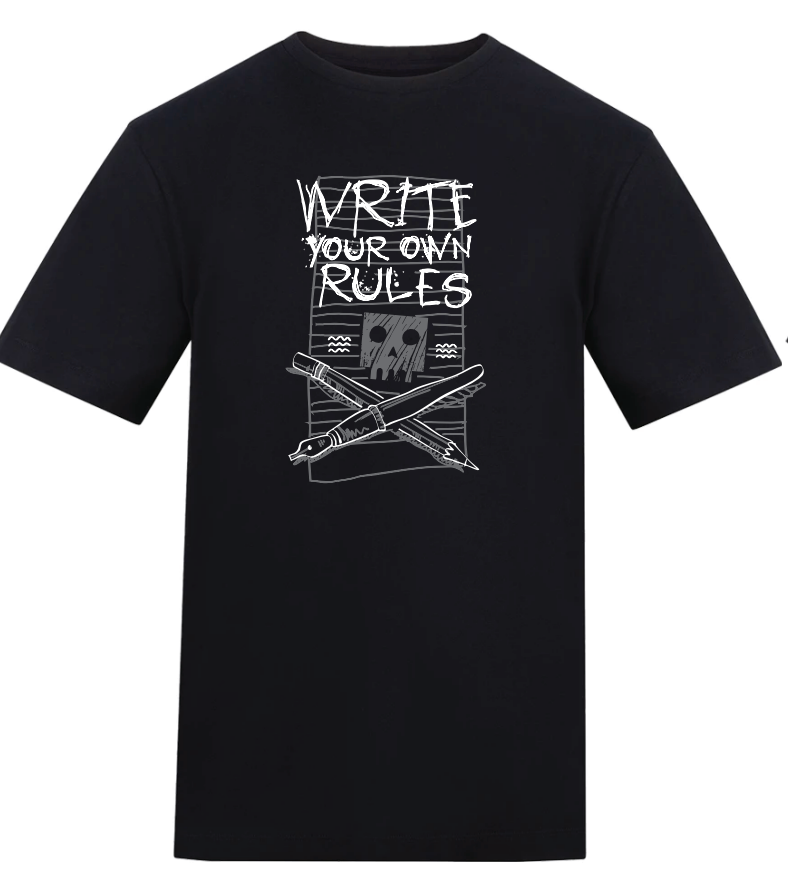 ADULT t-shirt write your own rules