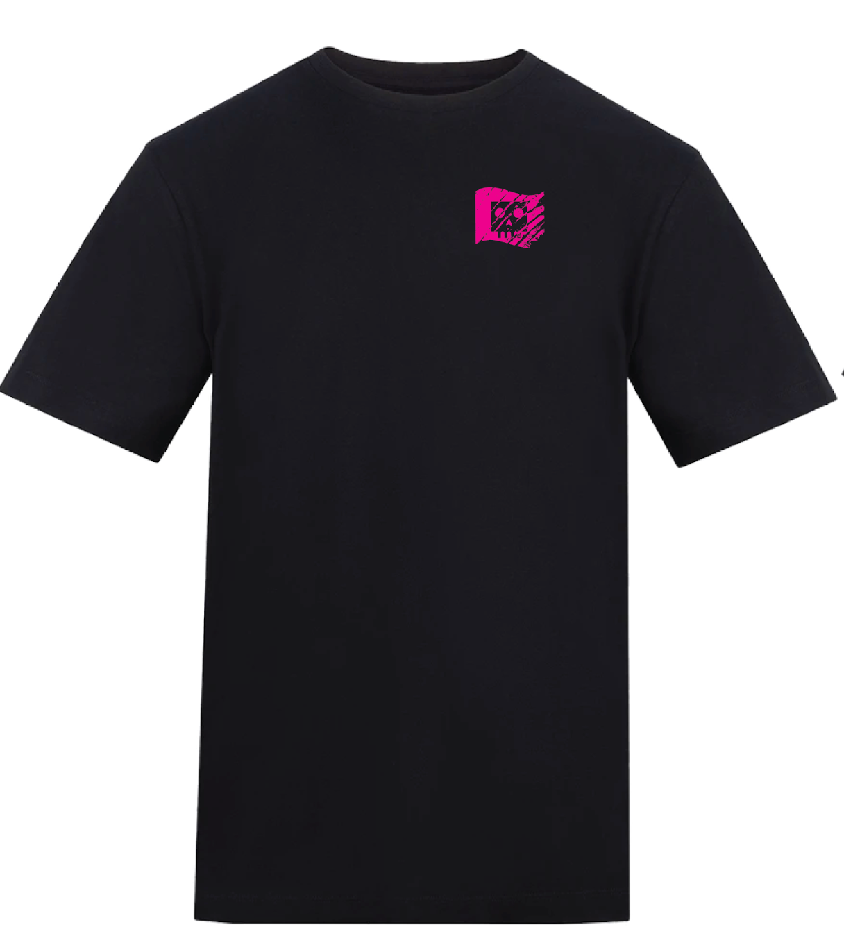 ADULT t-shirt with pink flag